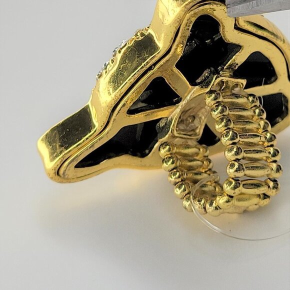 Leopard Ring Tiger Ring In Stretch Band - New - Picture 5 of 12